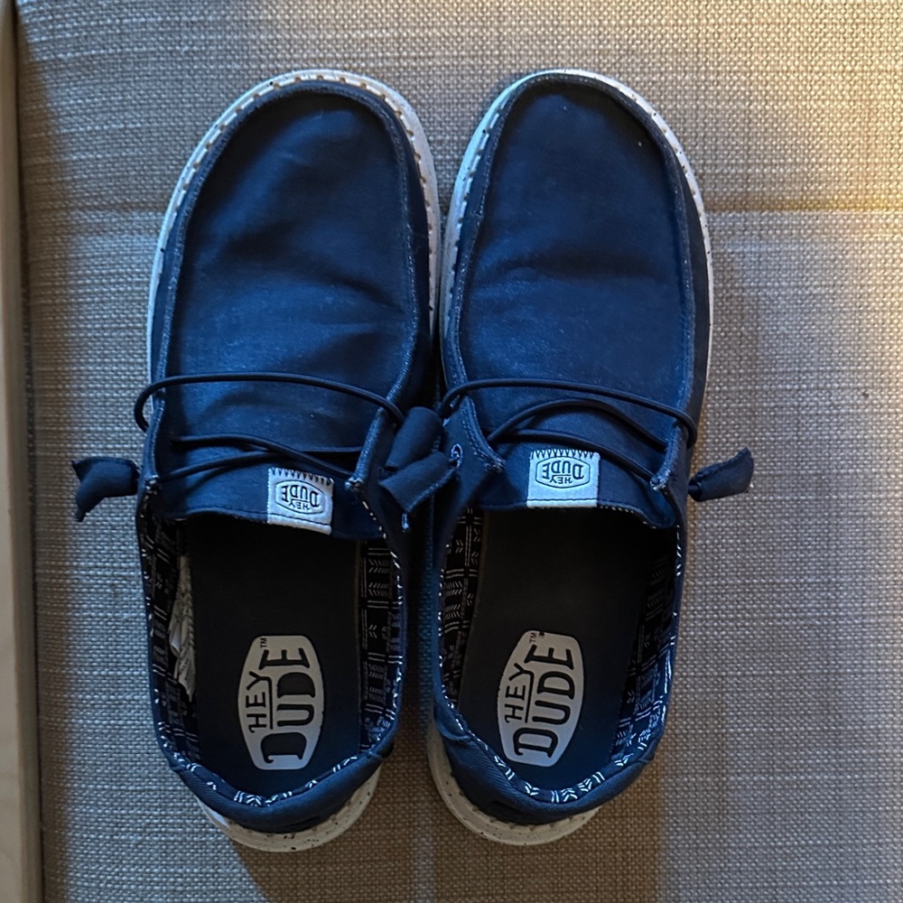 Hey Dude Navy Blue Loafers